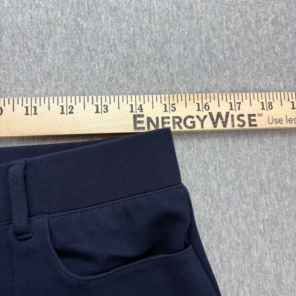 Stelle Pants Womens M Blue Flat Front Straight Leg Stretch Pants‎ Career Office - Picture 4 of 8
